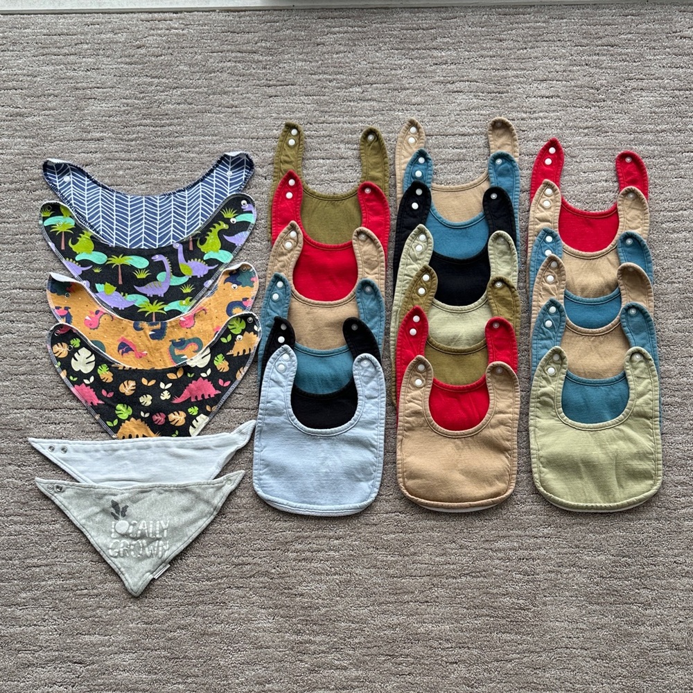 Baby bibs- 25 included